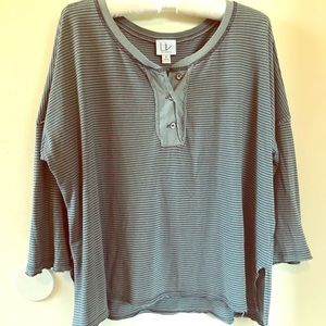 Anthro LIV Los Angeles Day Off Henley